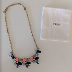 J.Crew Multicolor Cluster Stone Necklace